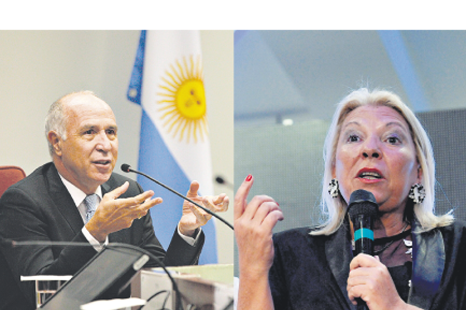 Ricardo Lorenzetti y Elisa Carrió suben la intensidad del enfrentamiento.