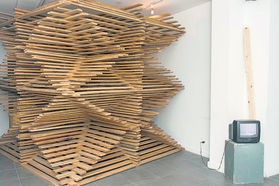 Obra de Luis Terán en la muestra Casa tomada, de la CNB.