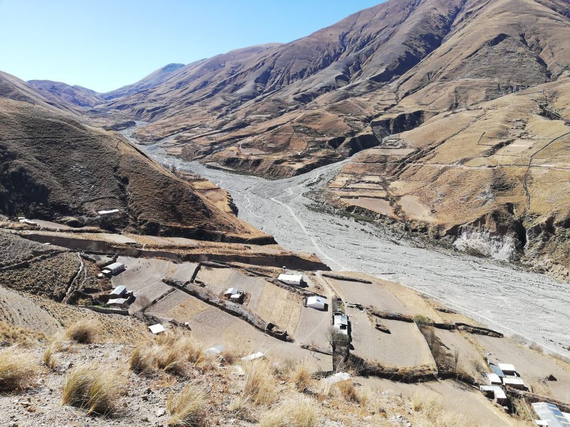 Abajo Santa María, una de las comunidades que cuenta con acceso a internet