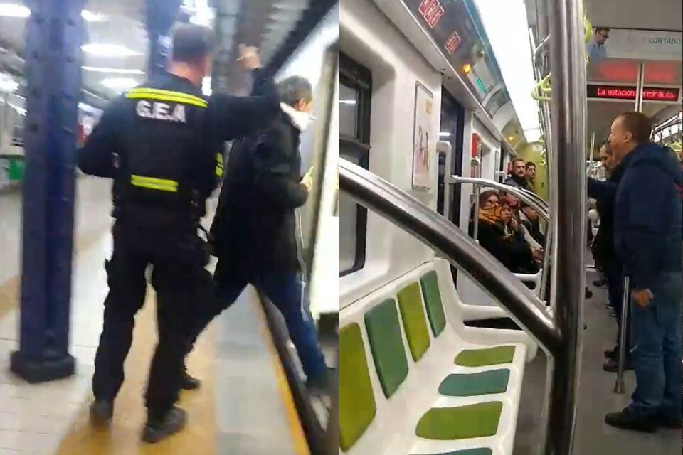 Un incómodo momento se vivió en la línea A de subte