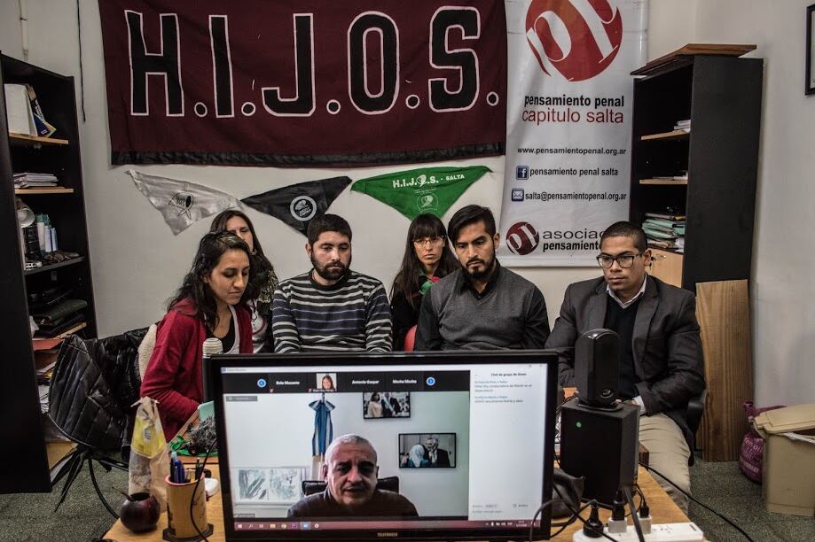 Miembros de HIJOS y Pensamiento Penal hablaron con Pietragalla por la violencia policial