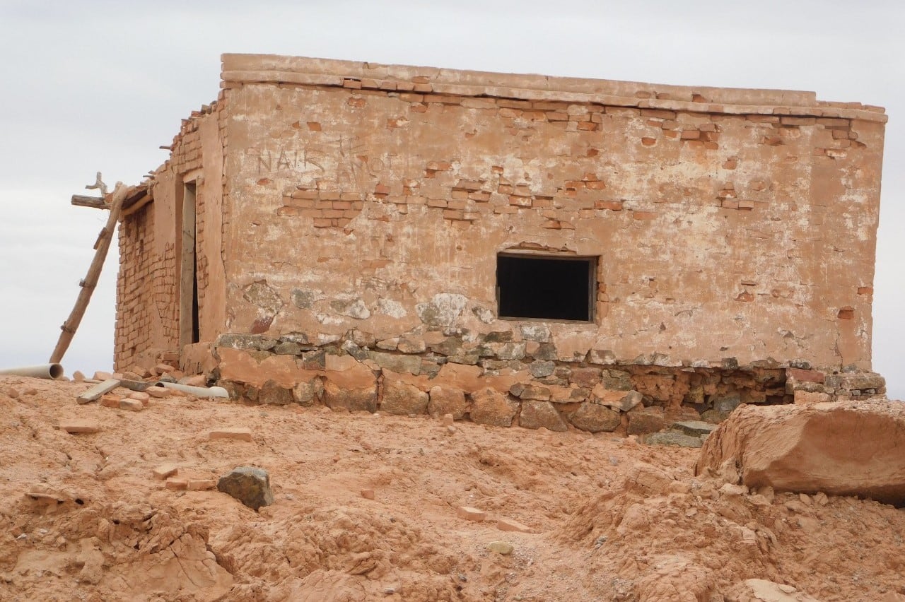 Ruta del Adobe sobre la RN 60.