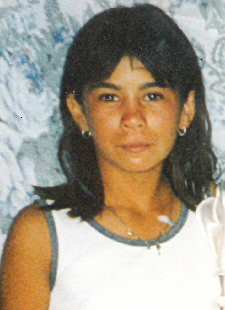 Ana María Acevedo, cuando tenía 12 años.