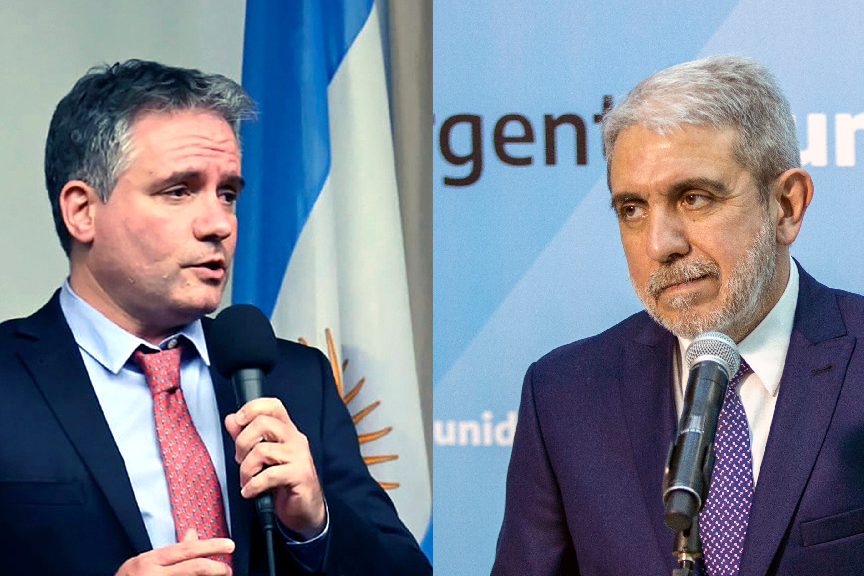 Marcelo D'Alessandor y Aníbal Fernández, los encargados de la seguridad en CABA y la Nación.