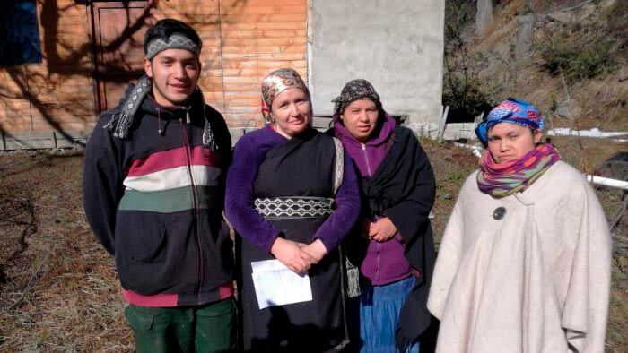 Comunidad Buenuleo en Cerro Ventana, Bariloche, antes de la incursión de Friedrich y de las amenazas.