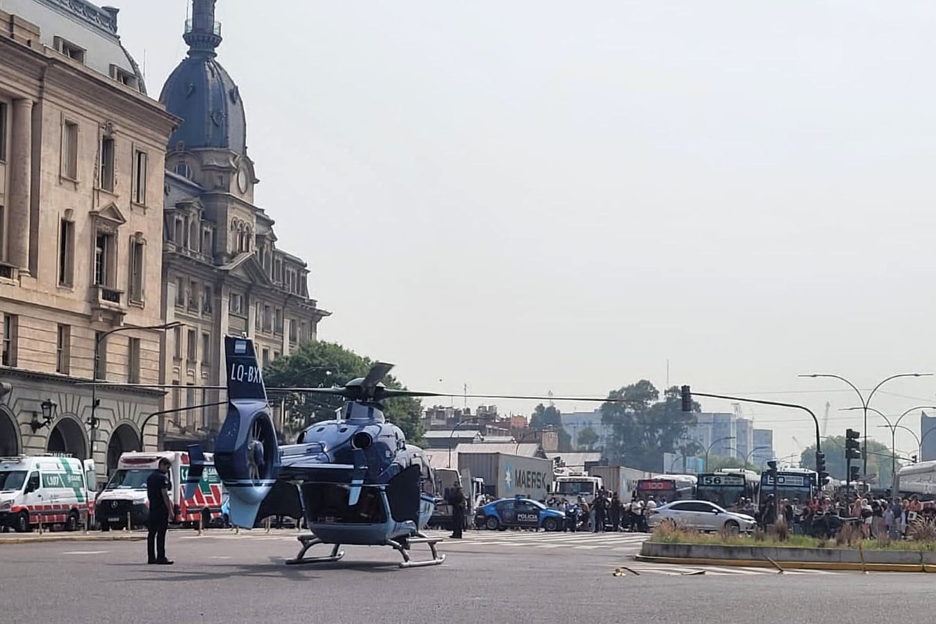 Hubo un tiroteo en la estación de Retiro de la línea C. Imagen: NA.