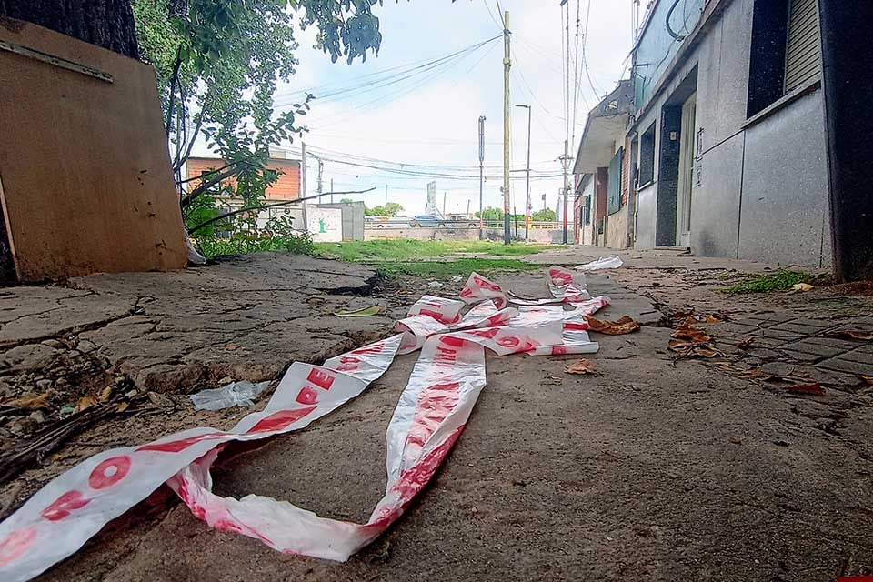 En marzo pasado se produjo el crimen de Martín Ríos, en Milán al 2100, en zona sur.