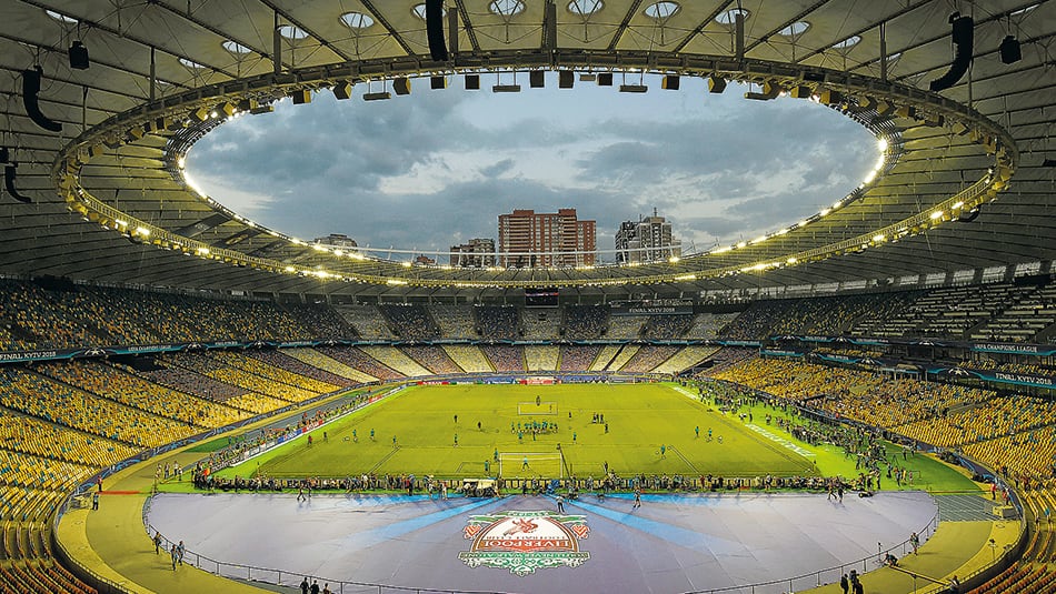 El estadio de Kiev, Ucrania, será el escenario del partido que todos quieren protagonizar.