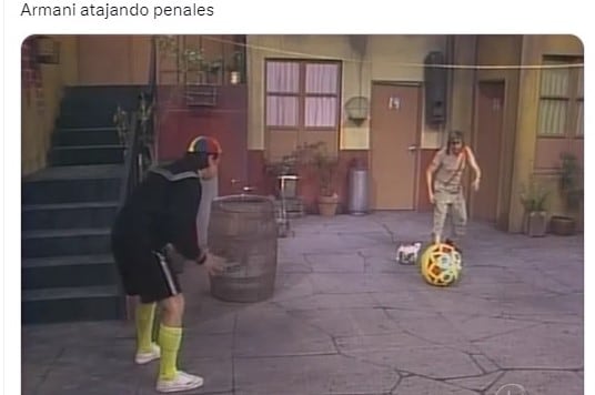 El Chavo del 8 y Quico, presente en los memes del traspié de River.