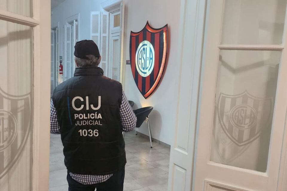 La sede de San Lorenzo fue allanada en vísperas del partido con Rosario Central.