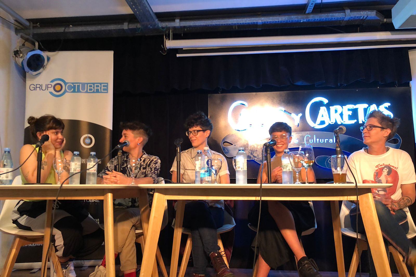 Camila Alfie, Chocolate Remix, Vir Cano, Ana Luz Vallejos y Lisa Kerner.