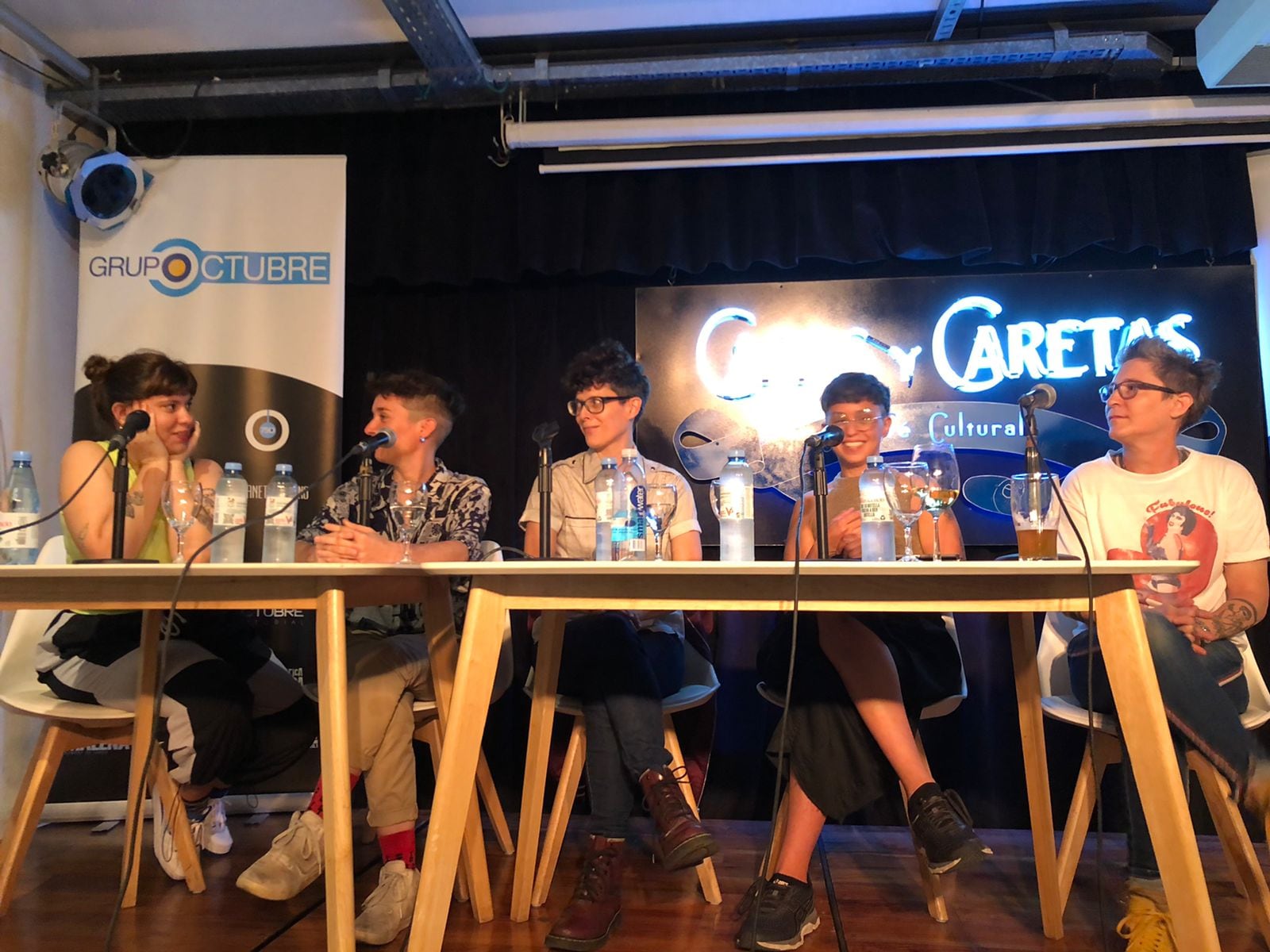 Camila Alfie, Chocolate Remix, Vir Cano, Ana Luz Vallejos y Lisa Kerner.