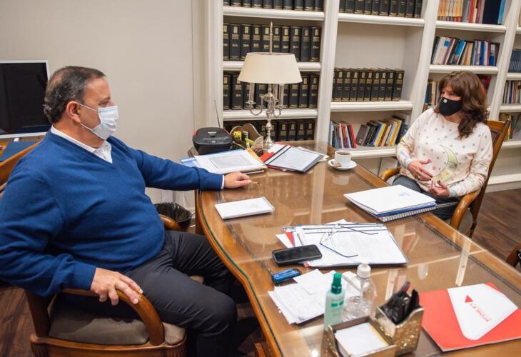 Ricardo Quintela e Inés Brizuela y Doria (archivo)