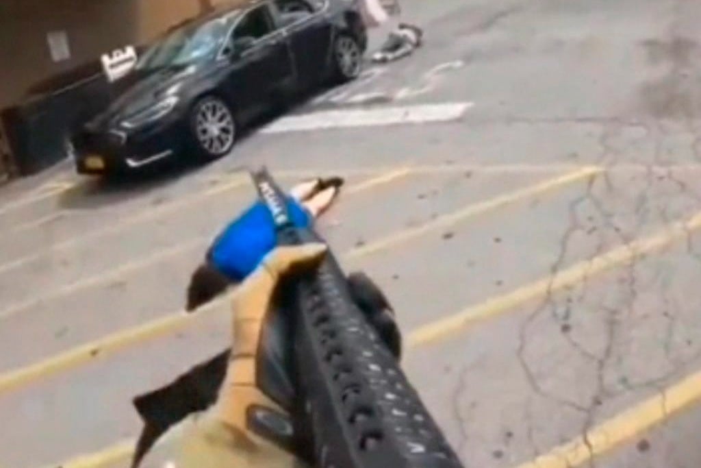 El macabro streaming de la masacre de Buffalo.