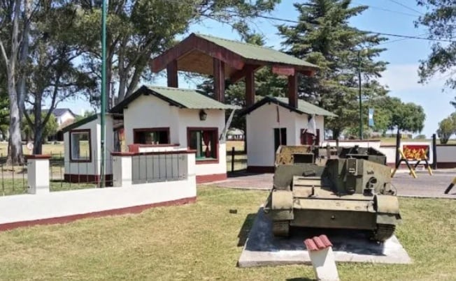 El Escuadrón de Exploración de Caballería Blindada 2 de Gualeguaychú.