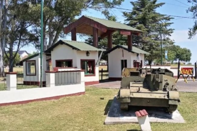 El Escuadrón de Exploración de Caballería Blindada 2 de Gualeguaychú.
