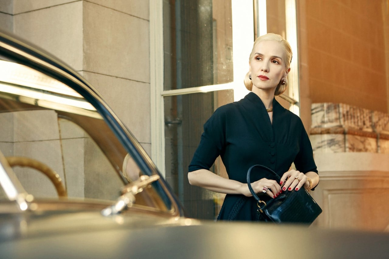 Natalia Oreiro en "Santa Evita", la serie basada en la novela de Tomás Eloy Martínez.