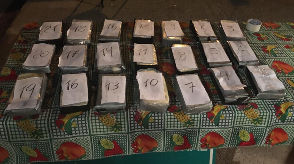 La droga estaba en el tanque del auto remolcado