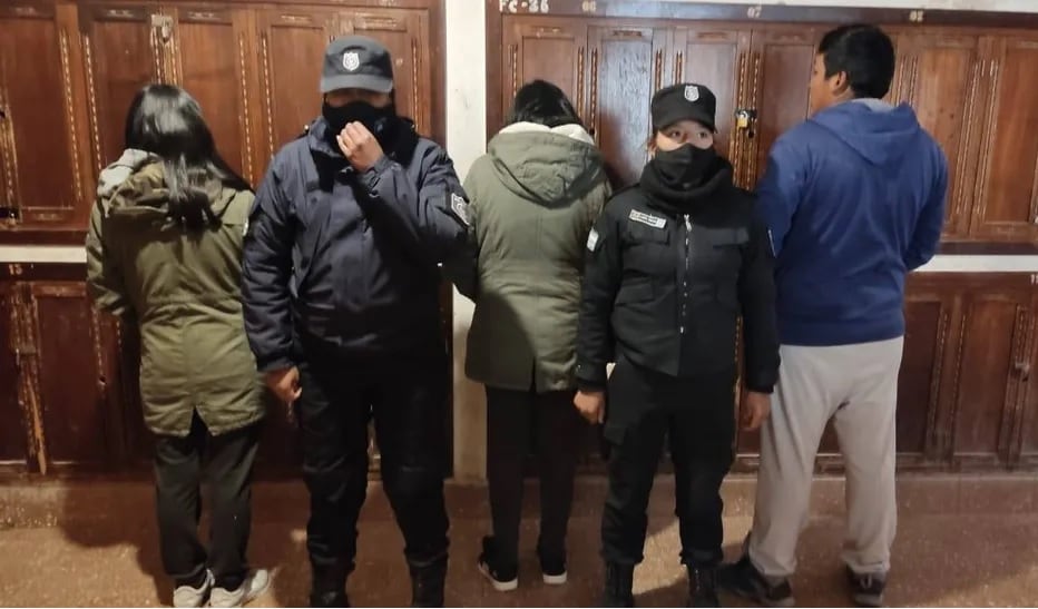 Tres falsos censistas detenidos en Jujuy (Foto: Policía de La Quiaca)