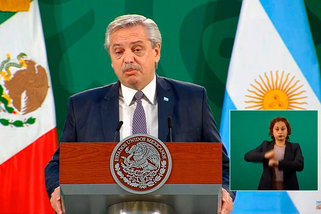 El presidente Alberto Fernández se encuentra de visita oficial en México.