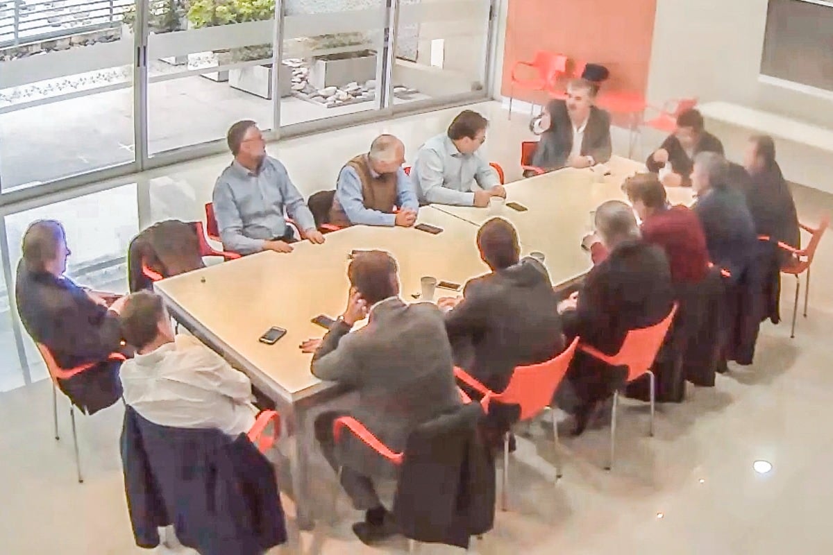 La reunión de junio de 2017 en el Bapro, centro de la agenda de la Bicameral. 