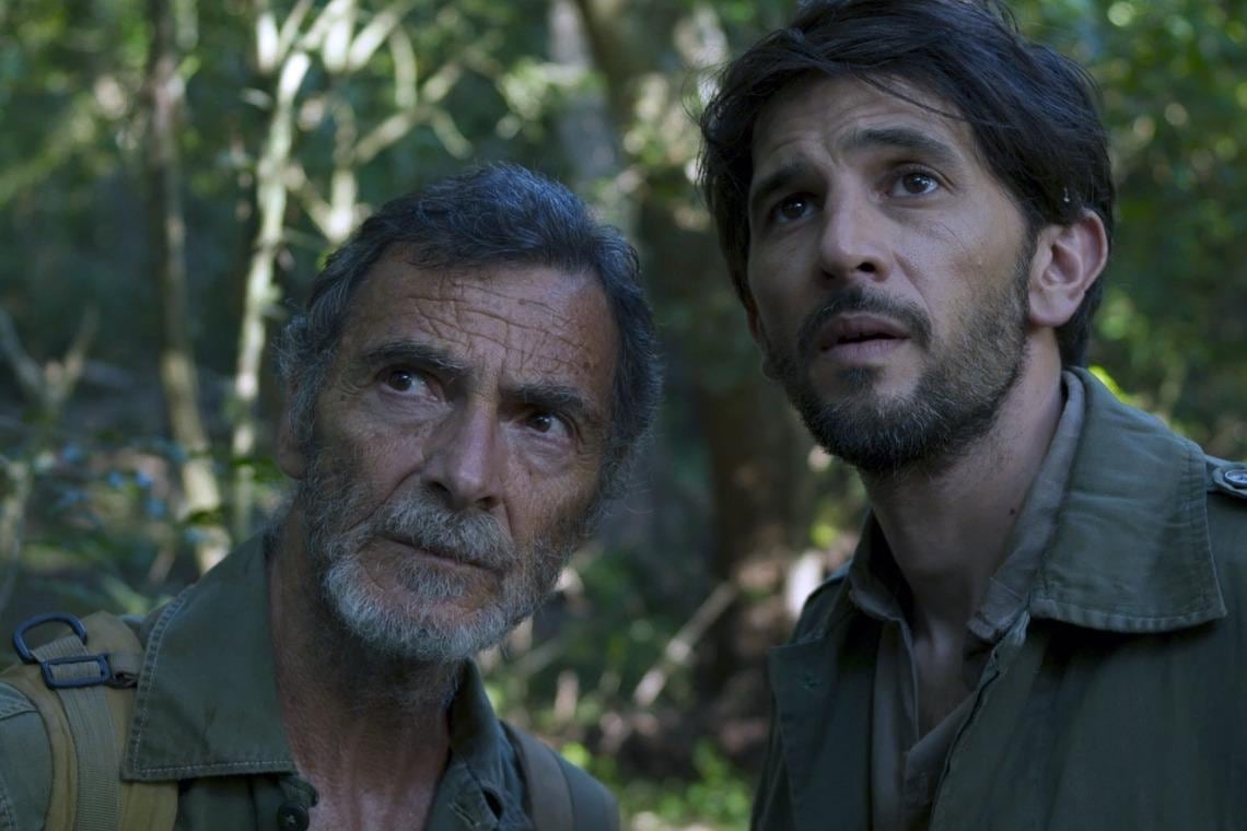 Gustavo Garzón y Juan Barberini, padre e hijo respectivamente en el filme de Caulier.