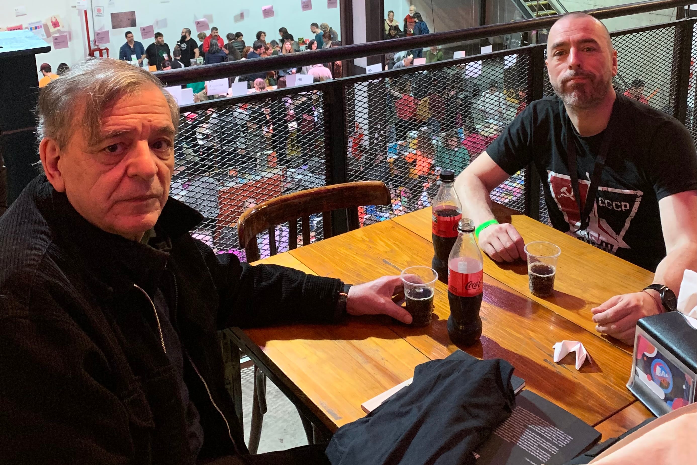 Luis Gusmán y Maximiliano Crespi, integrantes del proyecto grupal Diatribas.