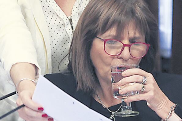 La ministra de Seguridad, Patricia Bullrich, volcada de lleno a la campaña electoral.