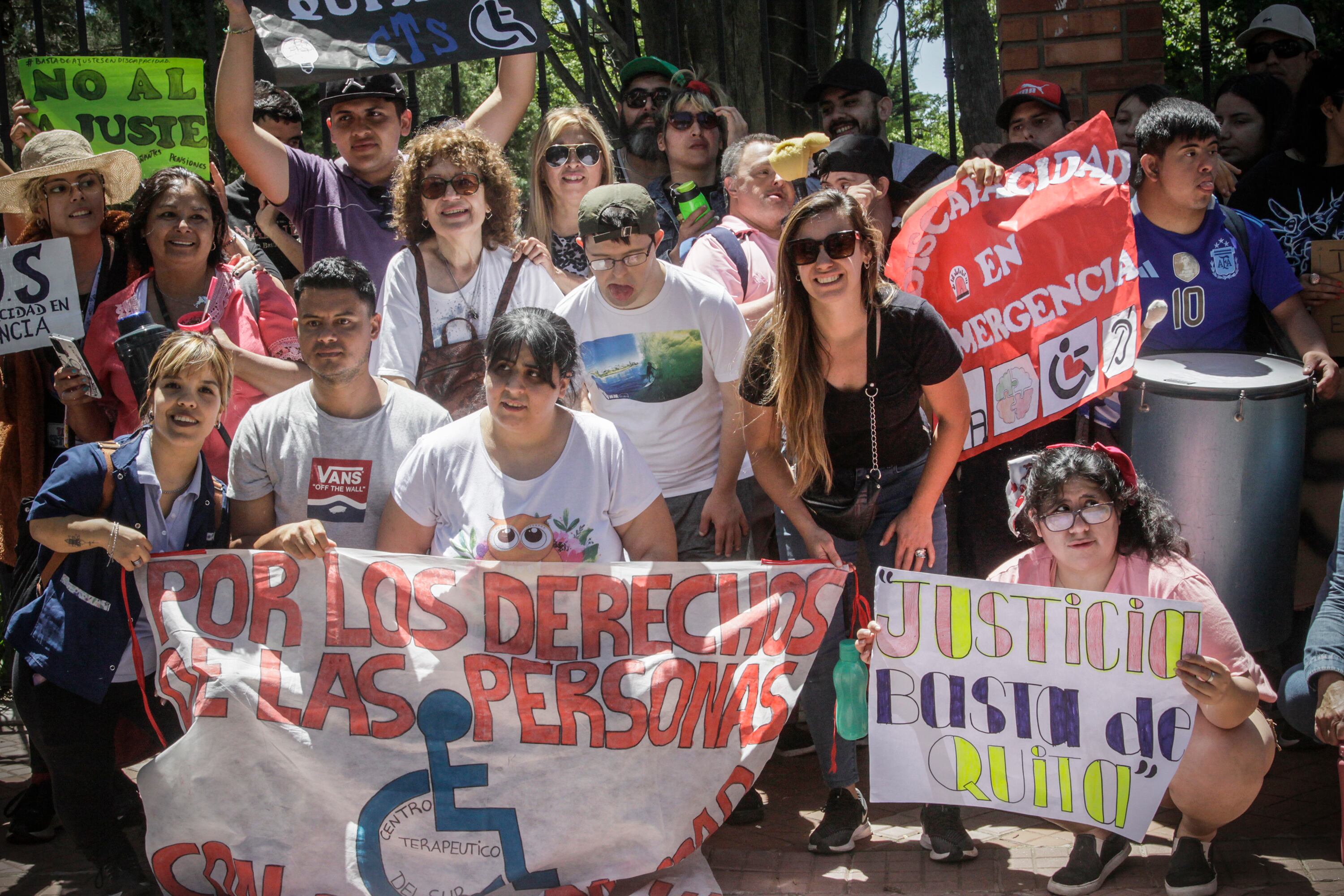 Los colectivos de personas con discapacidad, nuevamente en las calles.