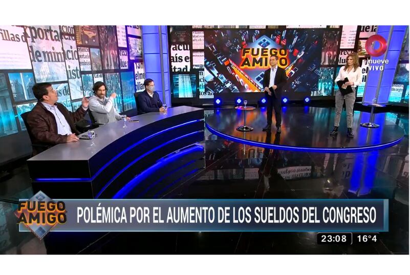 Foto: Fuego Amigo, Canal Nueve