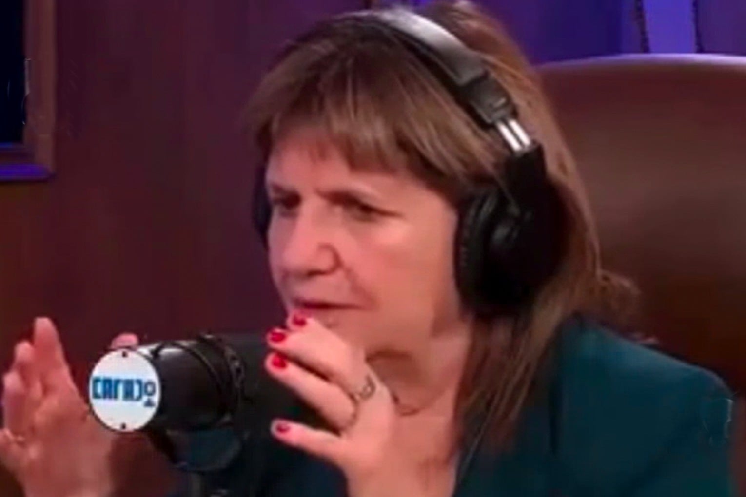 Bullrich explicando su insólita teoría sobre la ciudad santafesina