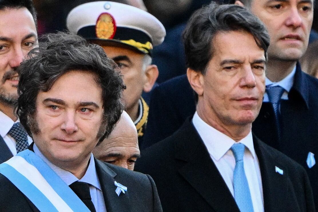 Presidente Javier Milei y ex amigo y funcionario Nicolás Posse.