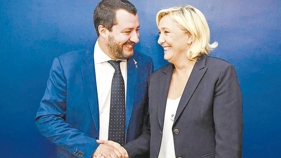 Si Marine Le Pen fue el modelo de la victoria posible, Salvini es hoy el ejemplo del triunfo real.