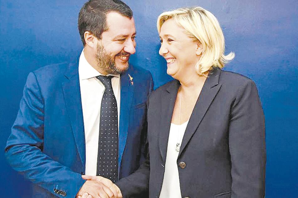 Si Marine Le Pen fue el modelo de la victoria posible, Salvini es hoy el ejemplo del triunfo real.