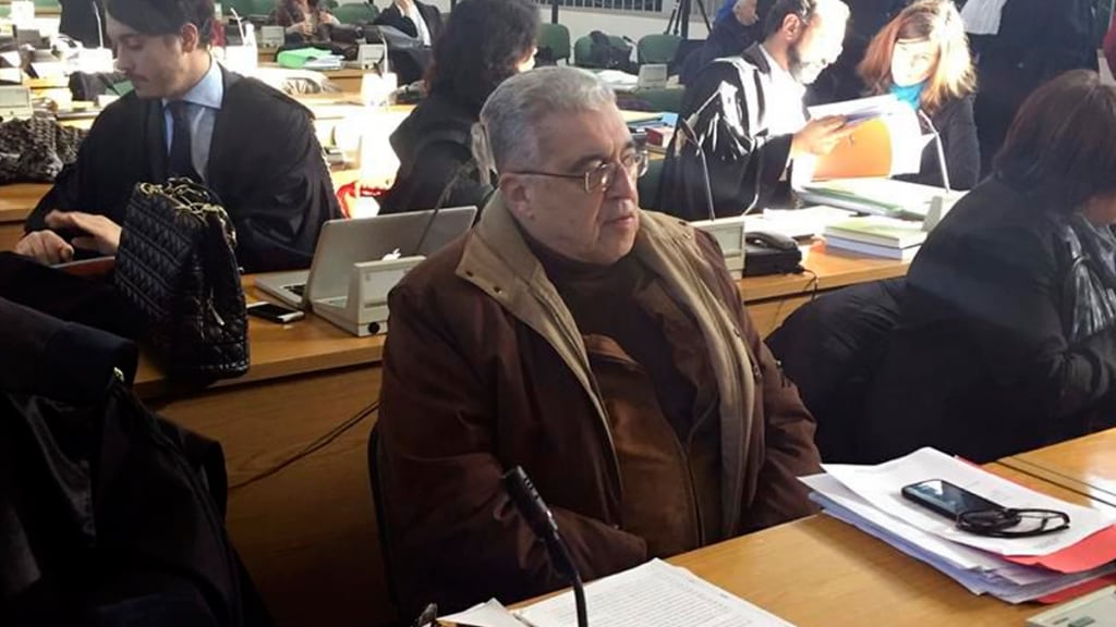 Jorge Troccoli, el único acusado que presenció el juicio.