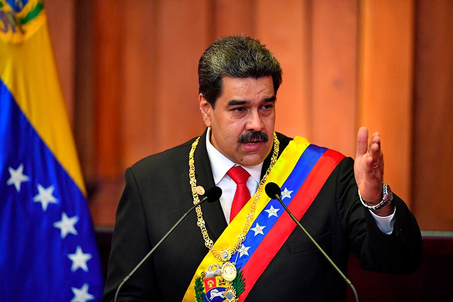 Maduro, el día que tomó posesión de su segundo mandato, el 10 de enero último.