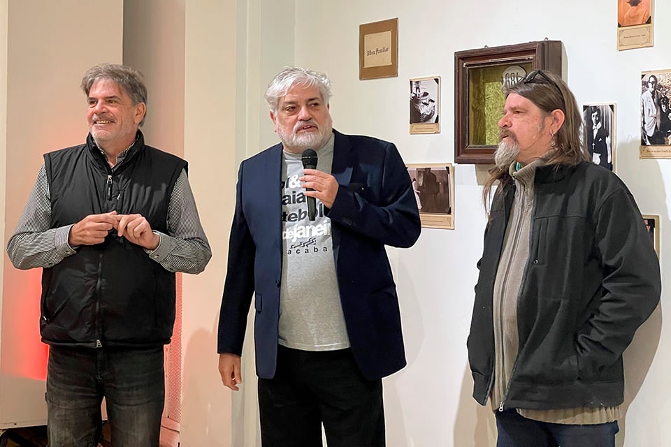 Llonch, Vargas y Rébori, los organizadores.