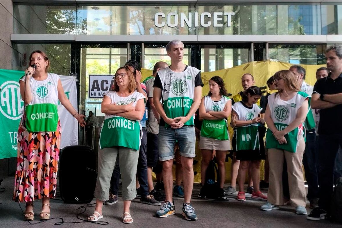 Los trabajadores del Conicet comenzaron esta semana la resistencia al ajuste.