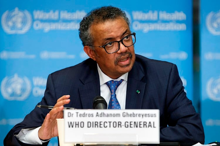Tedros Adhanom Ghebreyesus, director general de la OMS. 