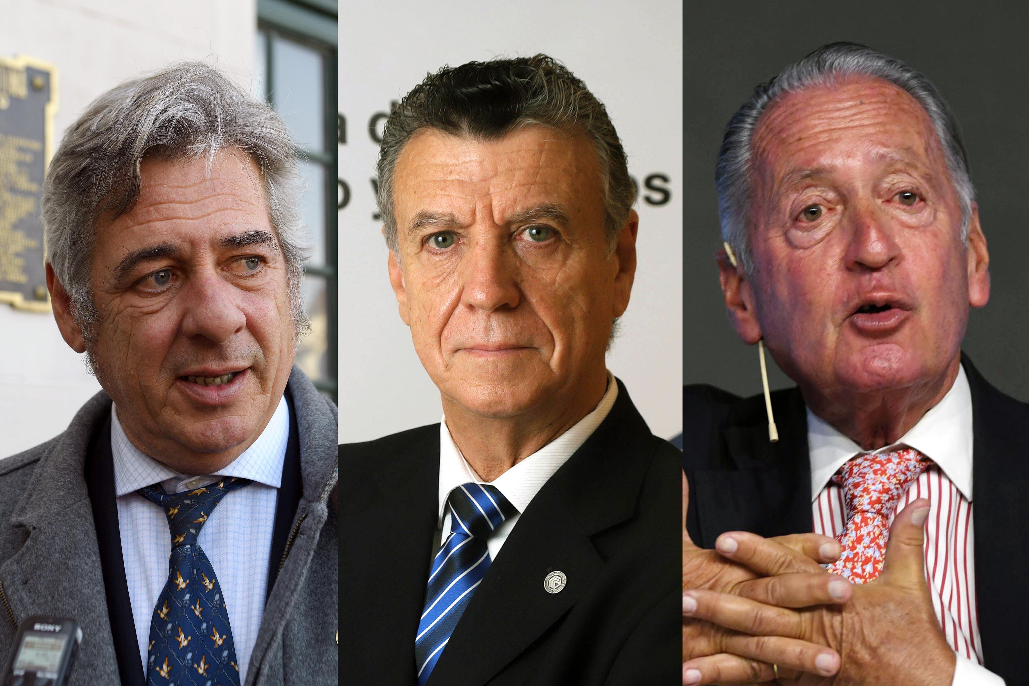 Pino, de la Sociedad Rural; Grinnman, de la Cámara de Comercio; y Funes de Rioja, al frente de la UIA