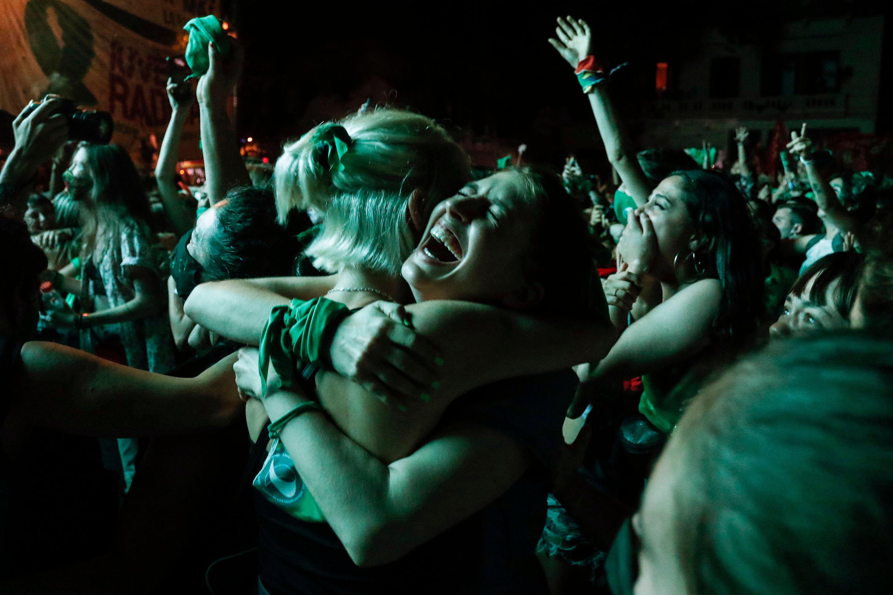 La lucha por la legalización del aborto estuvo impregnada por la militancia juvenil.