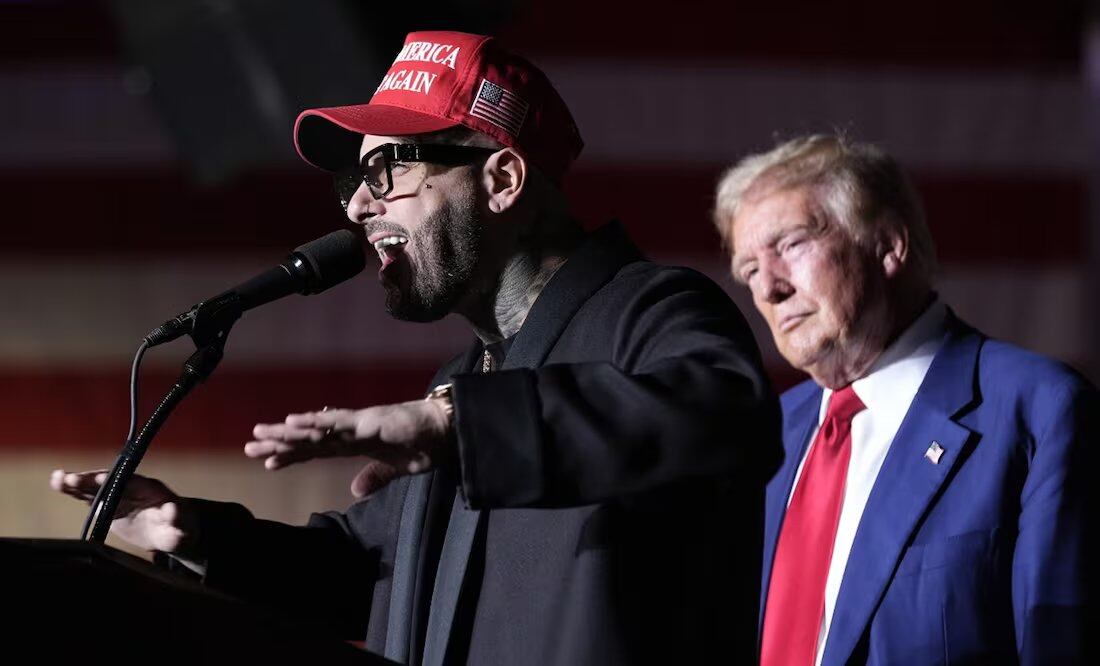 "Pensaba que (Trump) era lo mejor para la economía de EEUU", dijo el reggaetonero
