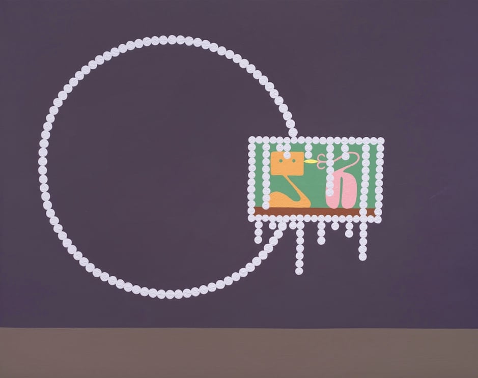 Obra de Cotelito, de su muestra Sentimental