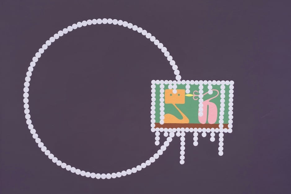 Obra de Cotelito, de su muestra Sentimental