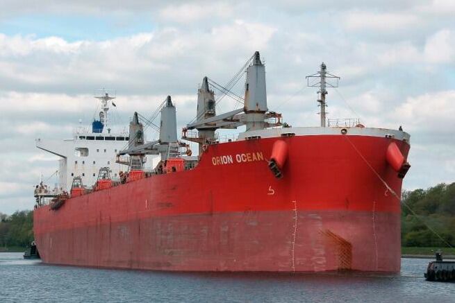 El "Orion Ocean" zarpó del puerto de Rosario el jueves 25 de mayo.