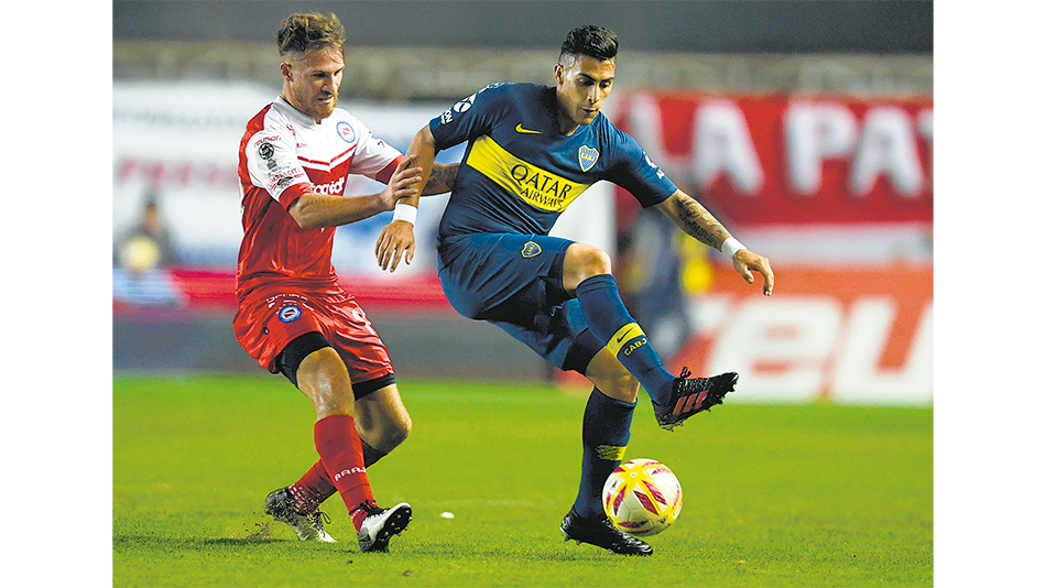 Pavón mejoró su rendimiento en relación con el partido del jueves ante Vélez.