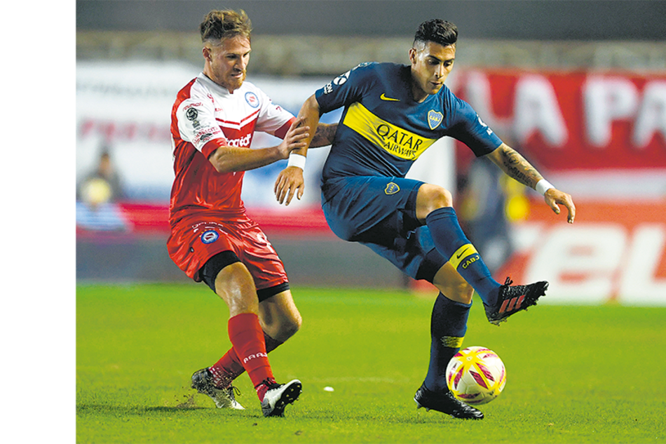 Pavón mejoró su rendimiento en relación con el partido del jueves ante Vélez.