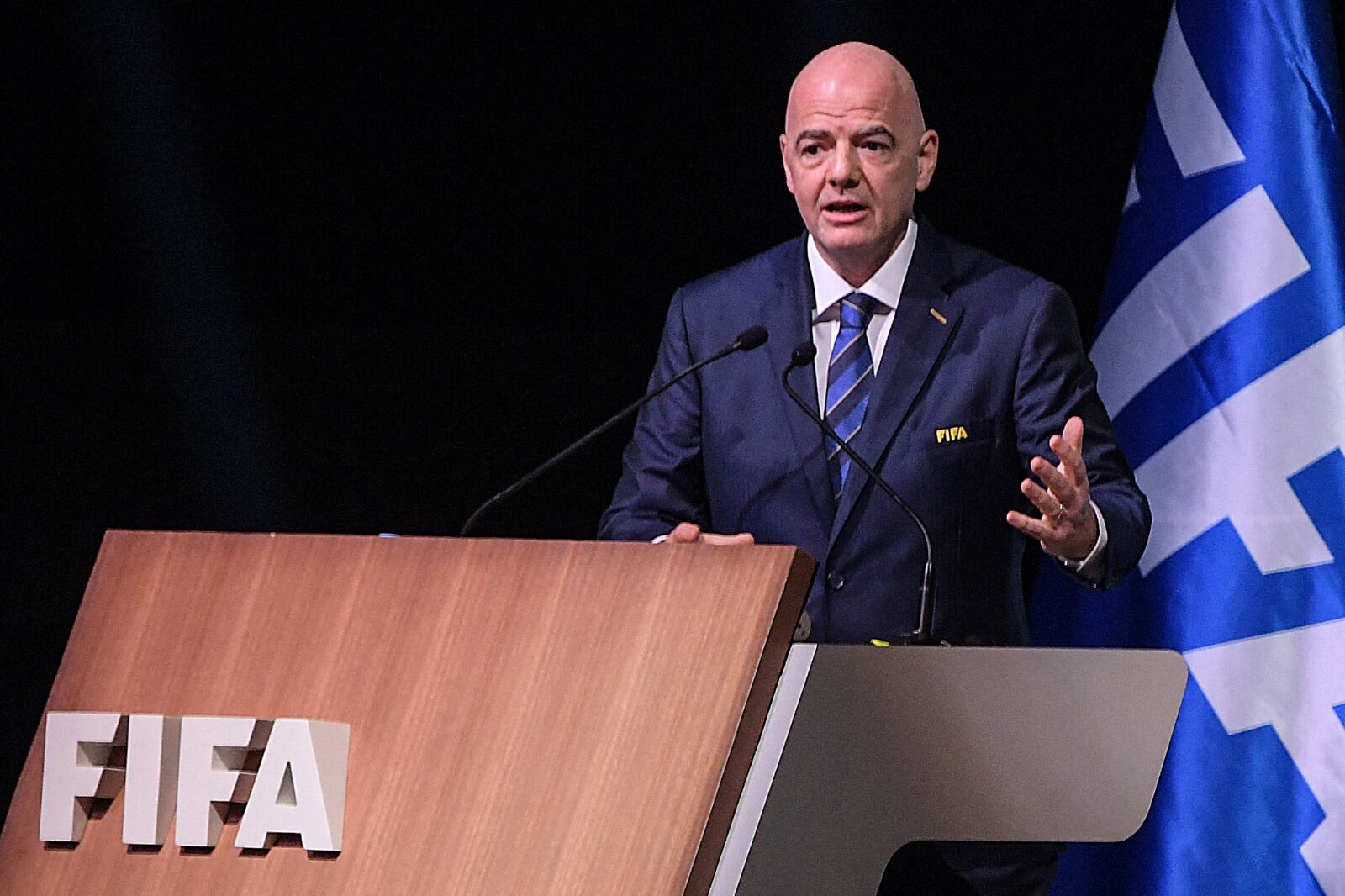 Infantino resaltó la bonanza económica de su gestión al frente de la FIFA.