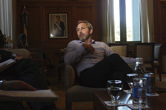 El ministro del Interior, Rogelio Frigerio, se convirtió en una figura clave por su relación con gobernadores y oposición.