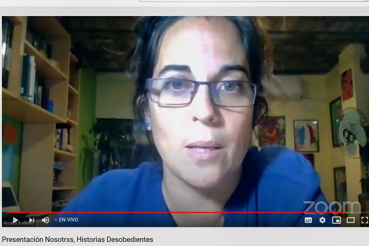 Analía Kalinec, una de las fundadoras de Historias desobedientes.